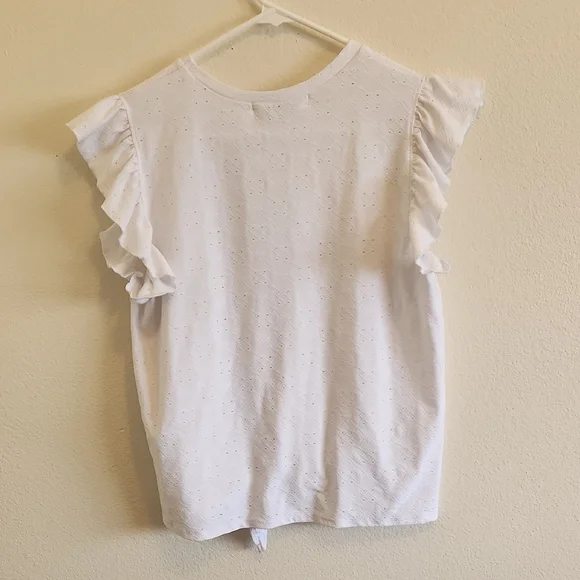 Vine and Valley White Women's Blouse Size M - Picture 3 of 8